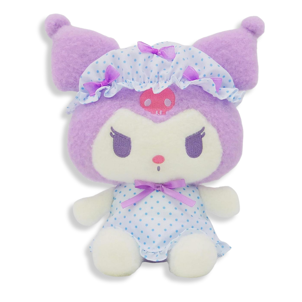 Sanrio Kuromi Nightcap Ribbon Plush 25cm