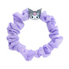 Sanrio Kuromi Purple Scrunchie with Glitter Charm