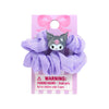 Sanrio Kuromi Purple Scrunchie with Glitter Charm