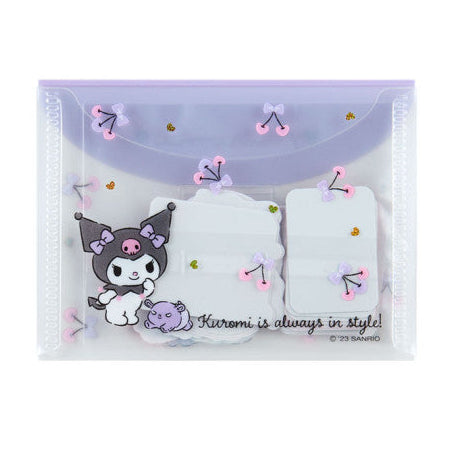 Sanrio Kuromi Sticker Set with Pouch