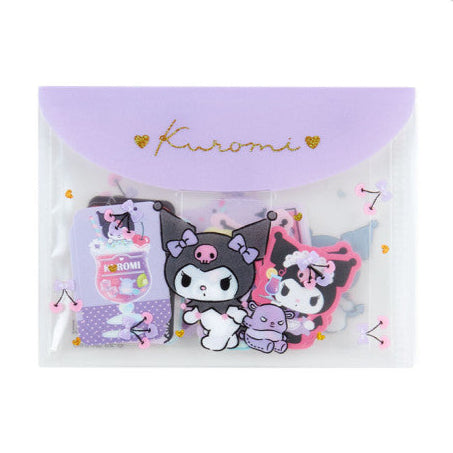Sanrio Kuromi Sticker Set with Pouch