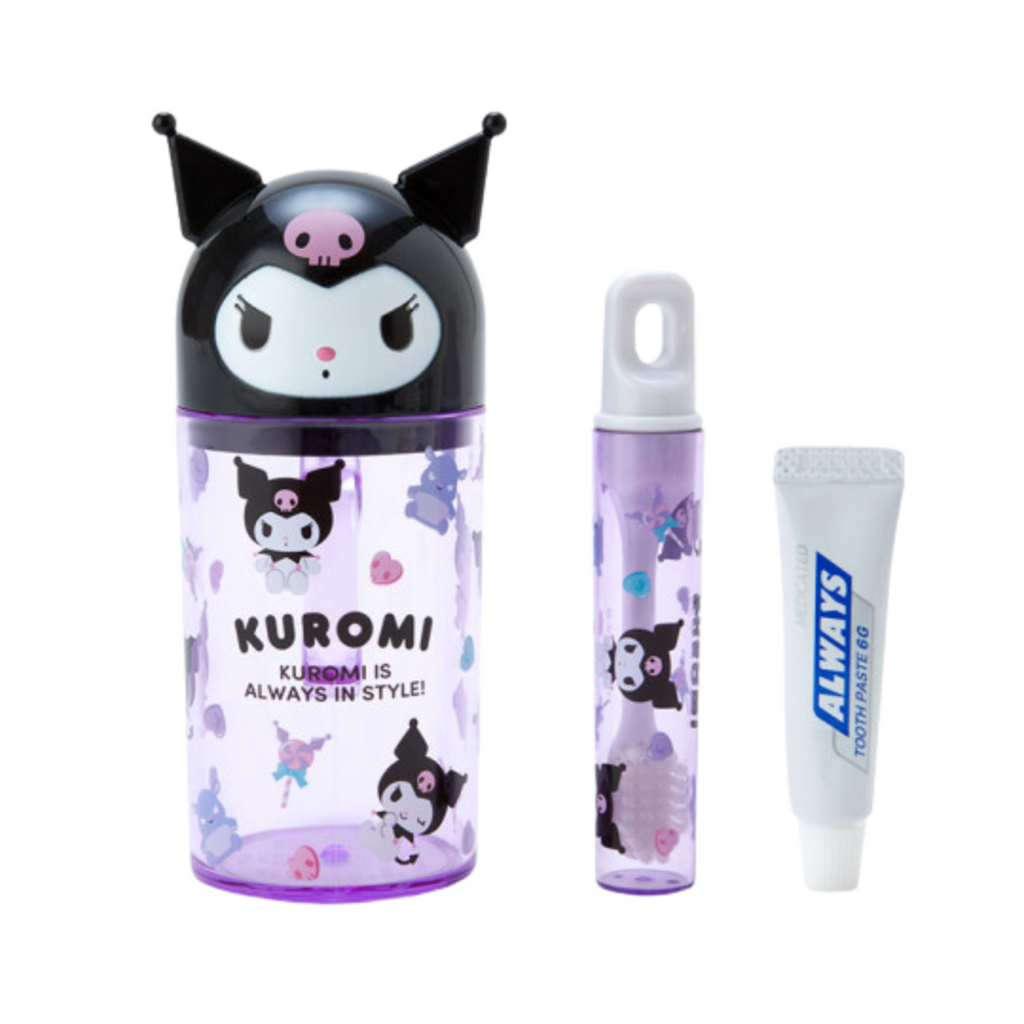 Sanrio Kuromi Toothbrush & Cup Set