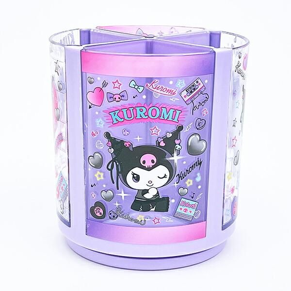 sanrio-kuromi-twinkle-eyes-rotating-pen-stand