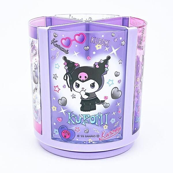 sanrio-kuromi-twinkle-eyes-rotating-pen-stand