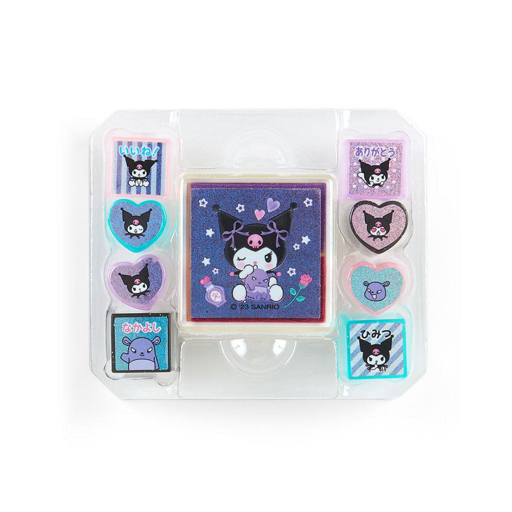 Sanrio Kuromi Two-Colour Stamp Set