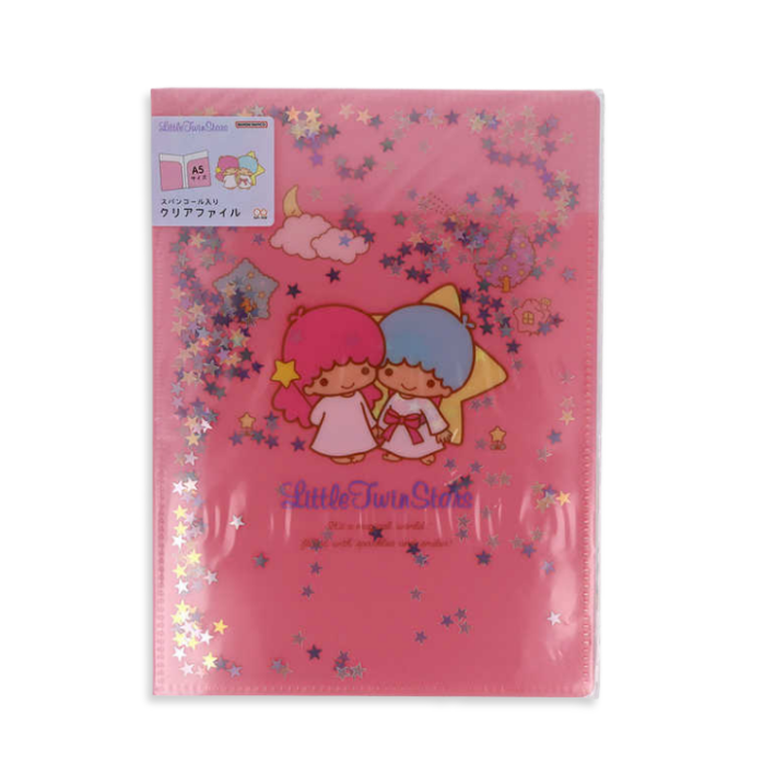 Sanrio_Little_Twin_Stars_A5_Two-Pocket_Clear_File_Folder_1