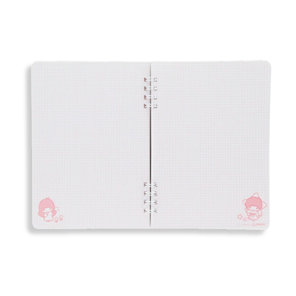 Sanrio Little Twin Stars B6 W-Ring Notebook