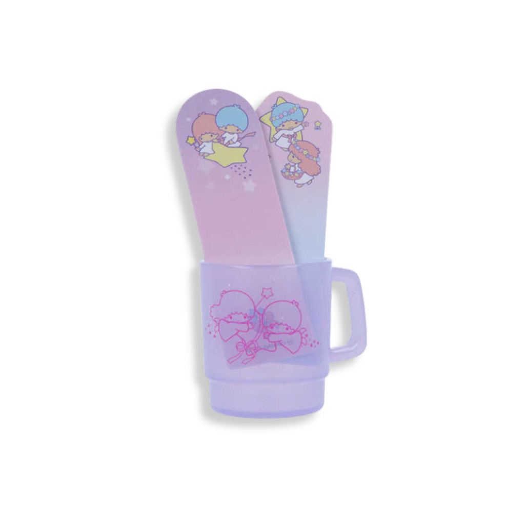 Sanrio Little Twin Stars Lavender Sticky Notes in Cup Case
