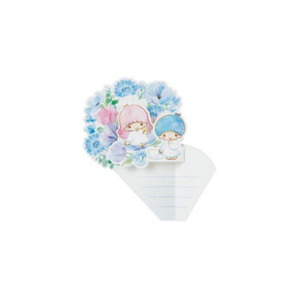 Sanrio Little Twin Stars Pop Up Card In Flower Bouquet