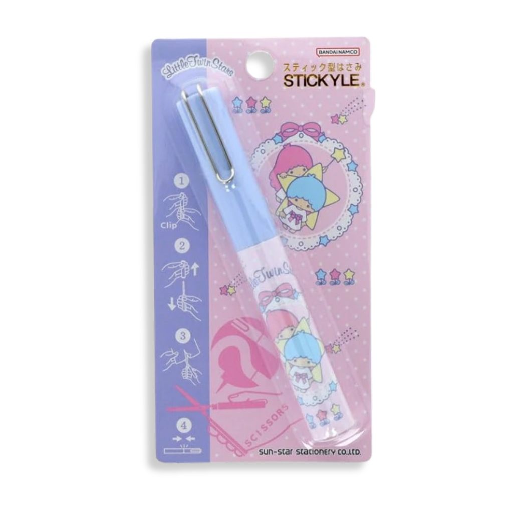 Sanrio Little Twin Stars Stickyle Portable Scissors