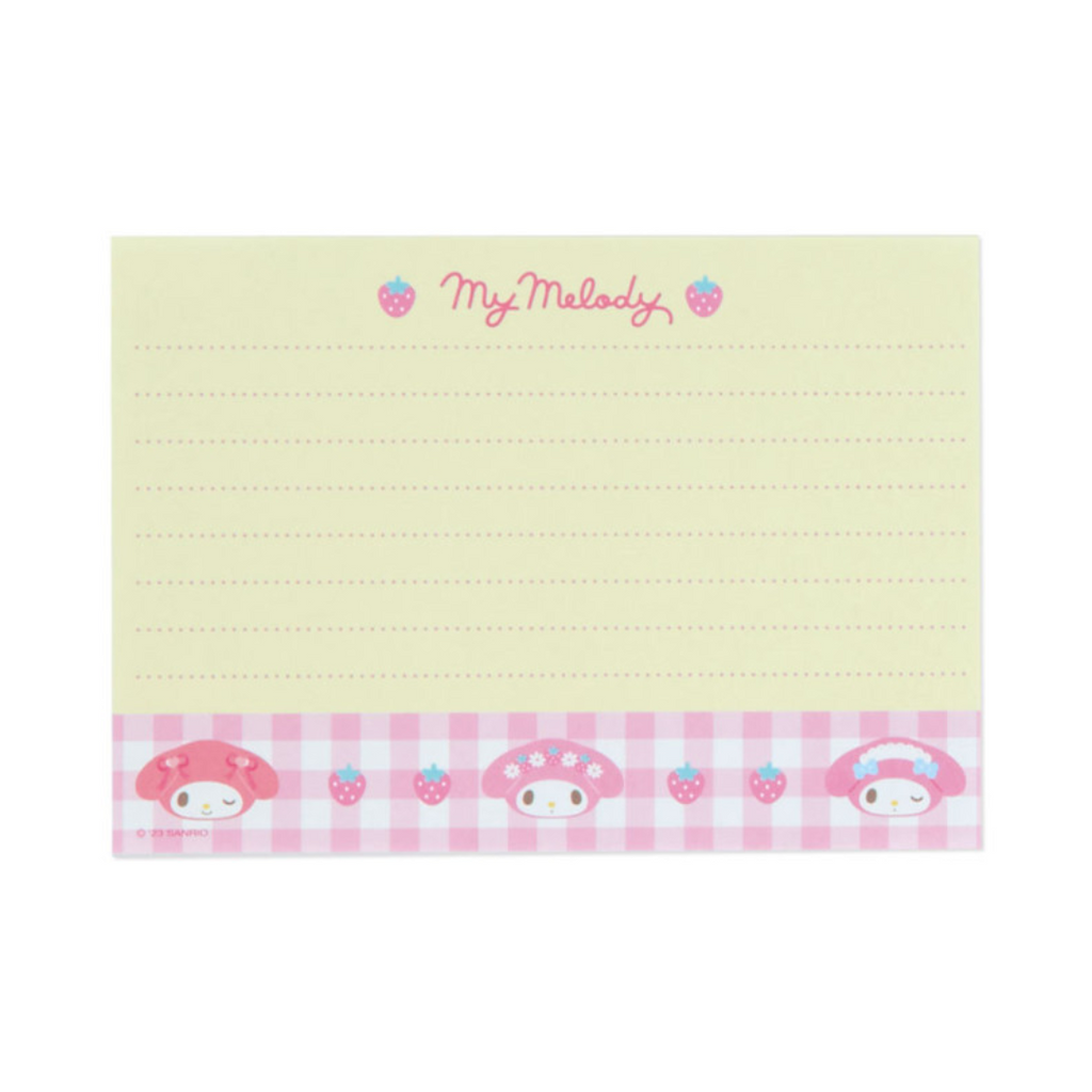 Sanrio My Melody A6 Memo Set of 8