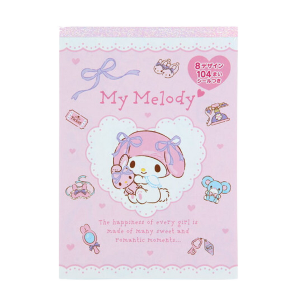 Sanrio My Melody A6 Memo Set of 8