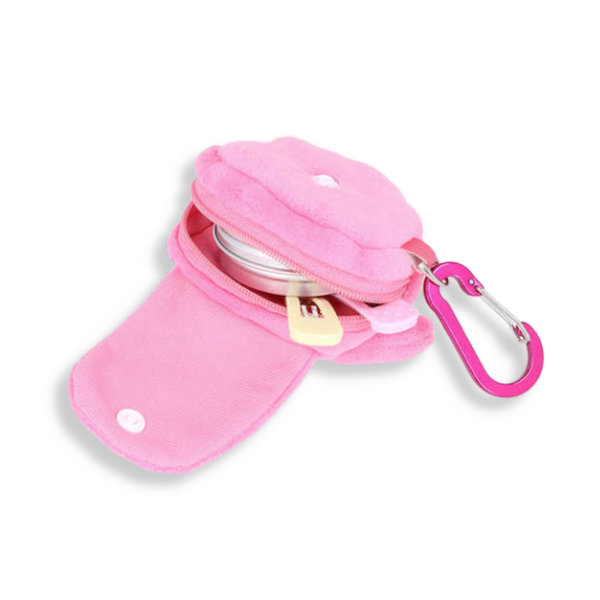 Sanrio My Melody Face Pouch with Carabiner