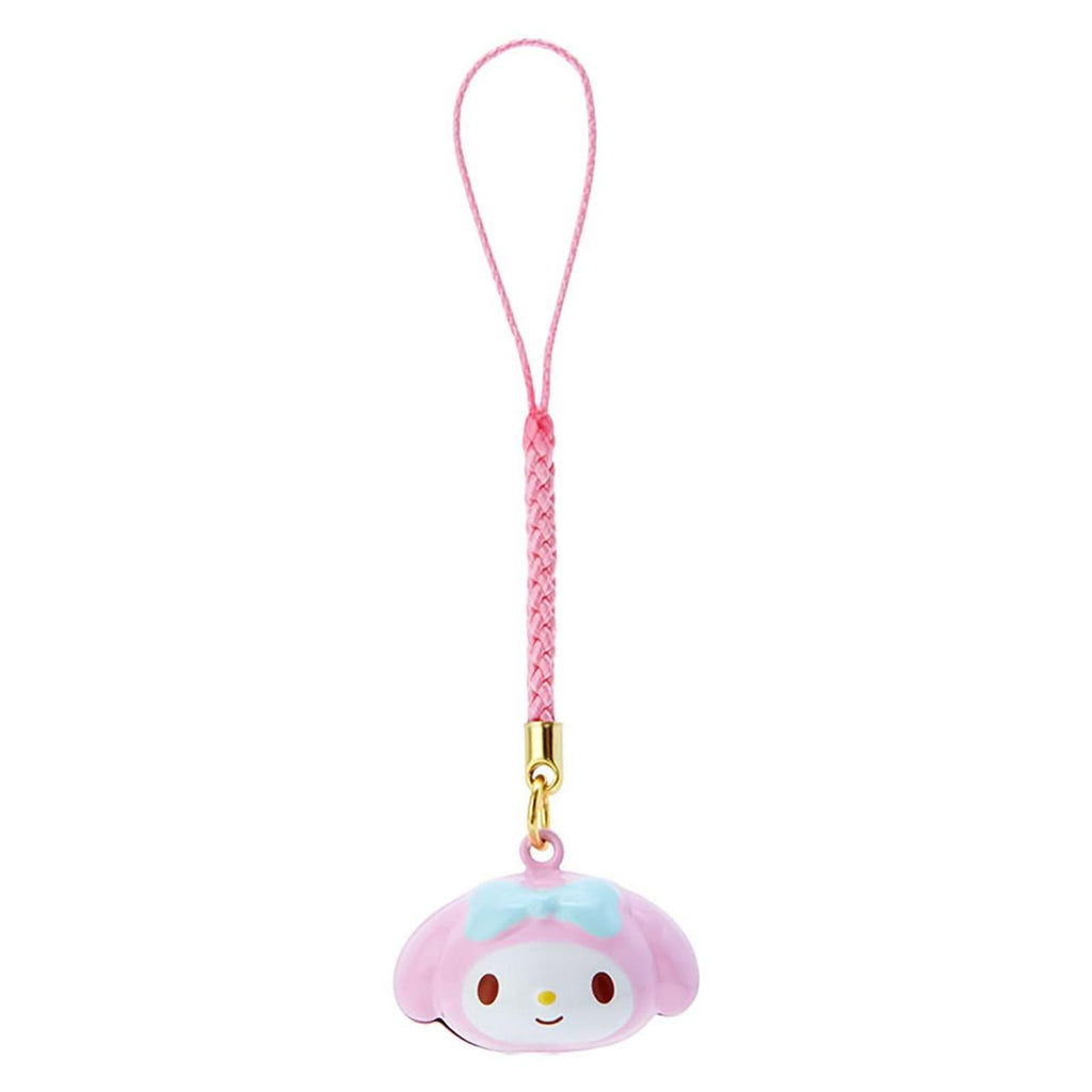 Sanrio My Melody Face Shaped Bell Charm Strap
