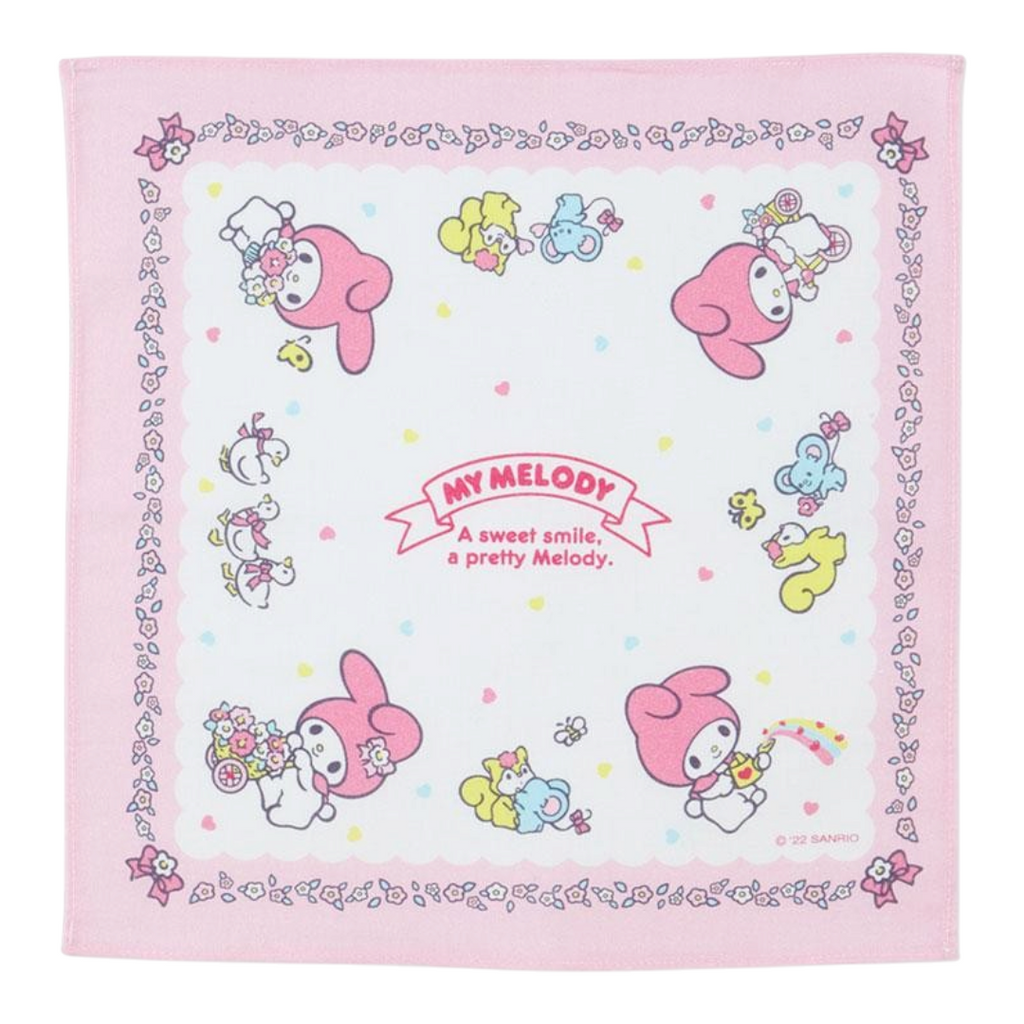 Sanrio My Melody Handkerchief And Case Set