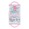 Twinkle Glory My Melody pink PVC carrying case with cute character graphics and rainbow design