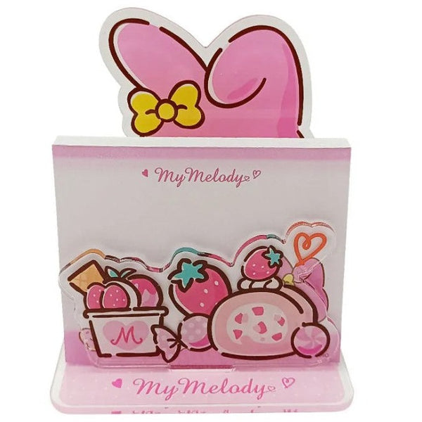 Sanrio My Melody Memo Pad With Stand