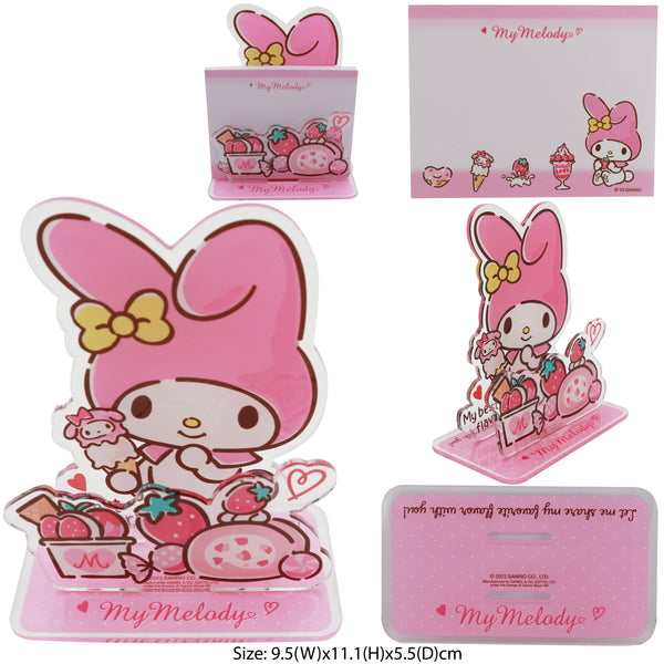 Sanrio My Melody Memo Pad With Stand