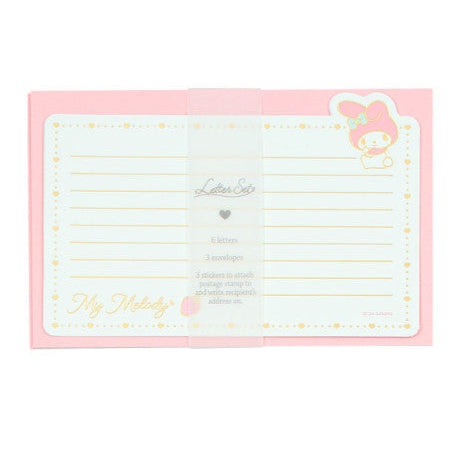 Sanrio My Melody Mini Letter Set with Envelopes & Stickers