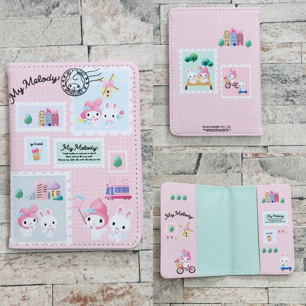 Sanrio My Melody Passport Holder with Cute Stamp Design