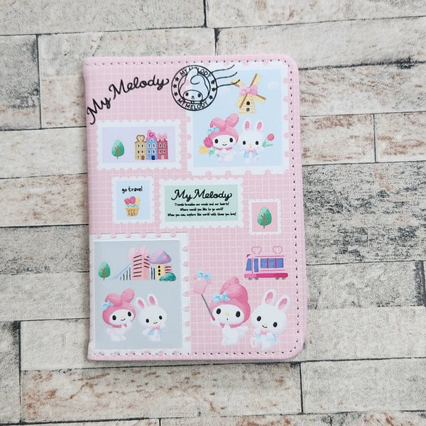 Sanrio My Melody Passport Holder with Cute Stamp Design