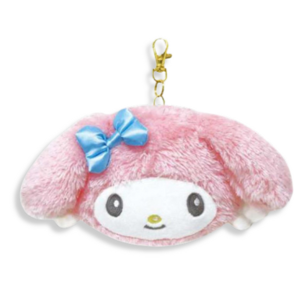 Sanrio My Melody Pink Angel Fluffy Pass Case