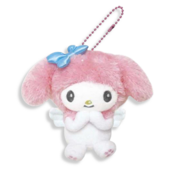 Sanrio My Melody Pink Angel Mascot Holder