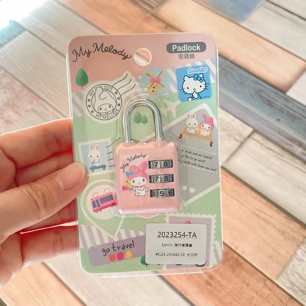 Sanrio My Melody Pink Combination Lock