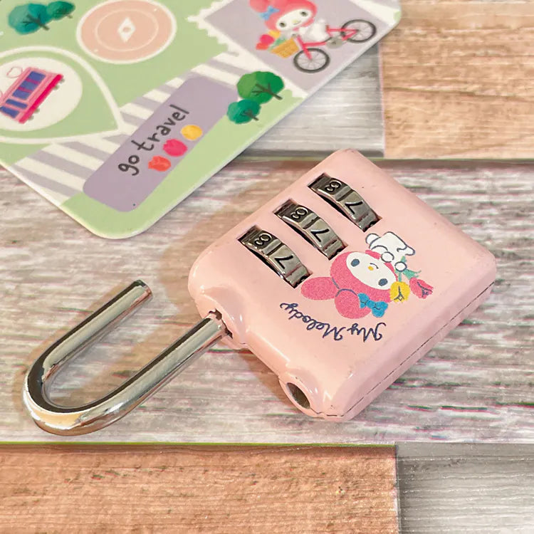 Sanrio My Melody Pink Combination Lock