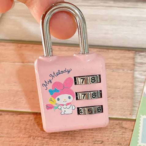 Sanrio My Melody Pink Combination Lock