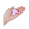 Sanrio My Melody Plump 3D Heart Crystal Acrylic Keychain