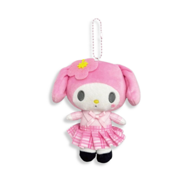 Sanrio My Melody Uniform Plush Mascot Keychain
