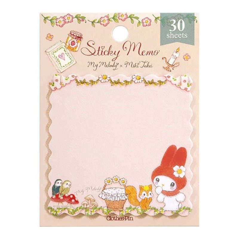 My Melody x Miki Takei Sticky Notes | Twinkle Glory AU