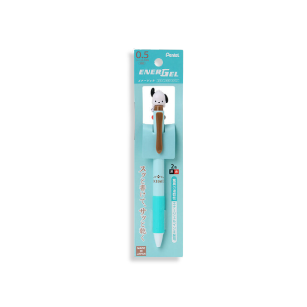 Sanrio Pochacco EnerGel Two Colour Mascot Ballpoint Pen