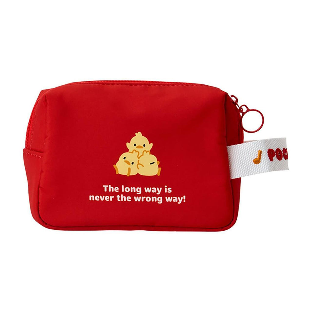 Sanrio Pochacco Red Zipper Pouch Bag