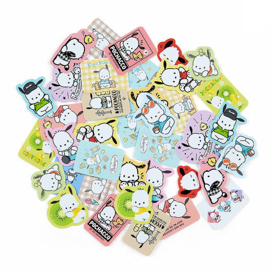 Sanrio Pochacco Sticker Set with Pouch