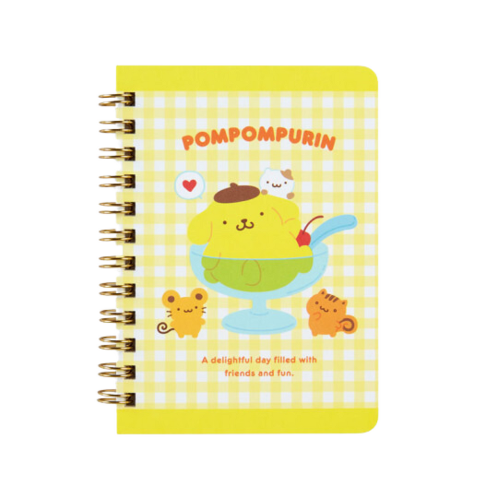 Sanrio Pompompurin B7 Ring Notebook