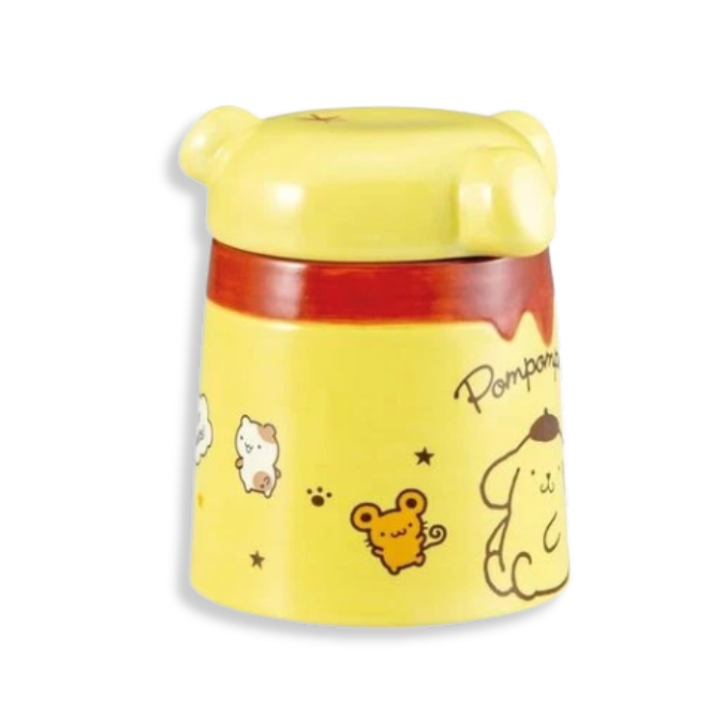 Sanrio Pompompurin "Butt" Design Mug with Lid