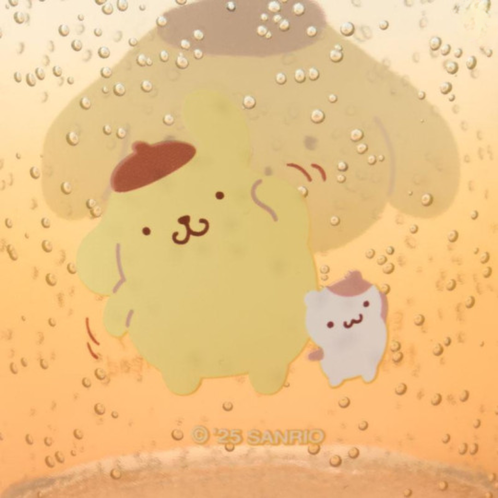Sanrio Pompompurin Clear Tumbler 300 ml