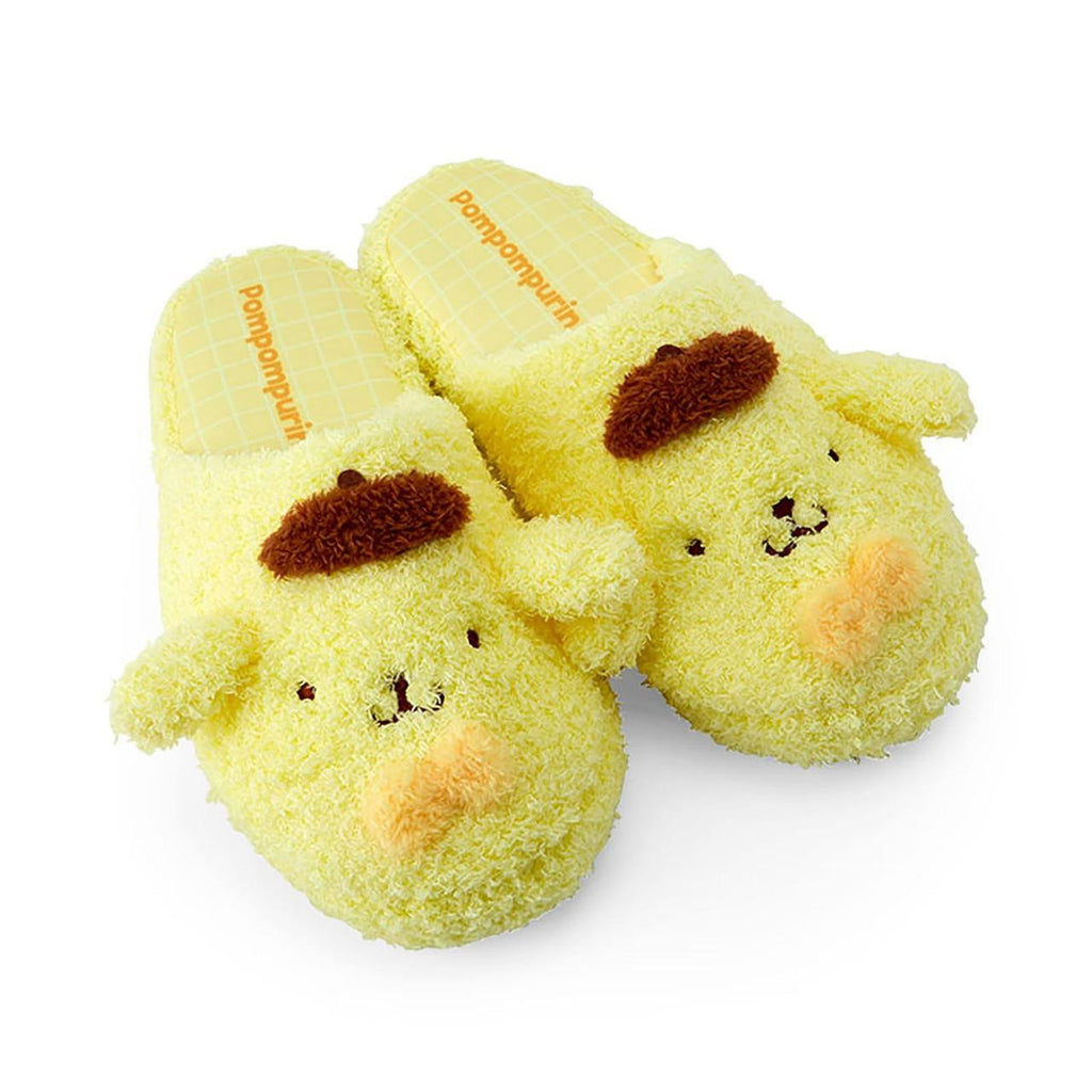 Sanrio Pompompurin Face Fluffy Slippers