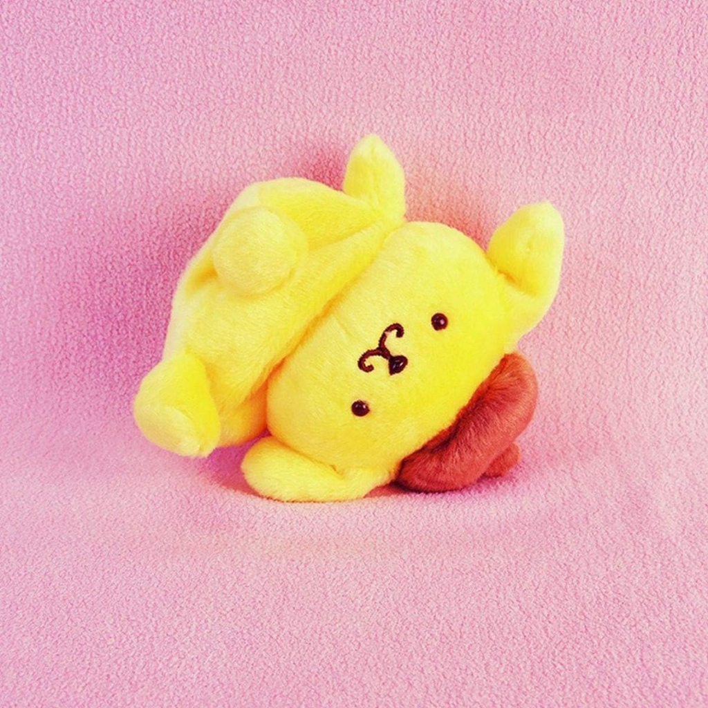Sanrio_Pompompurin_Fuwakuta_Plush_Toy_2