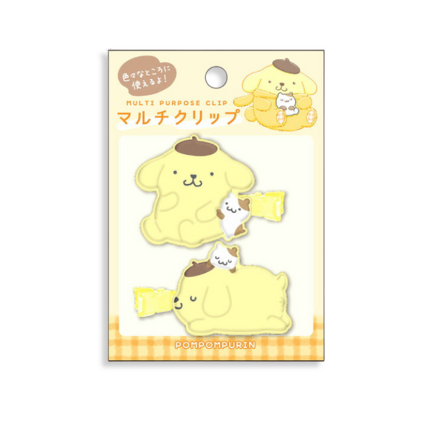 Sanrio Pompompurin & Muffin Hair Clip 2-pcs Set