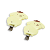Sanrio Pompompurin Vertical Hair Clips Set 2
