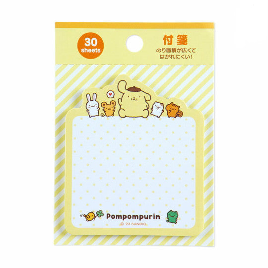 Sanrio Pompompurin Yellow Polka Dot Sticky Notes Pad