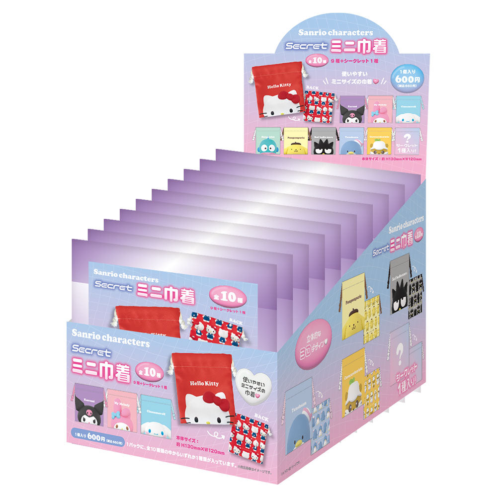 Display of Sanrio character-themed tissues in a box on a white background