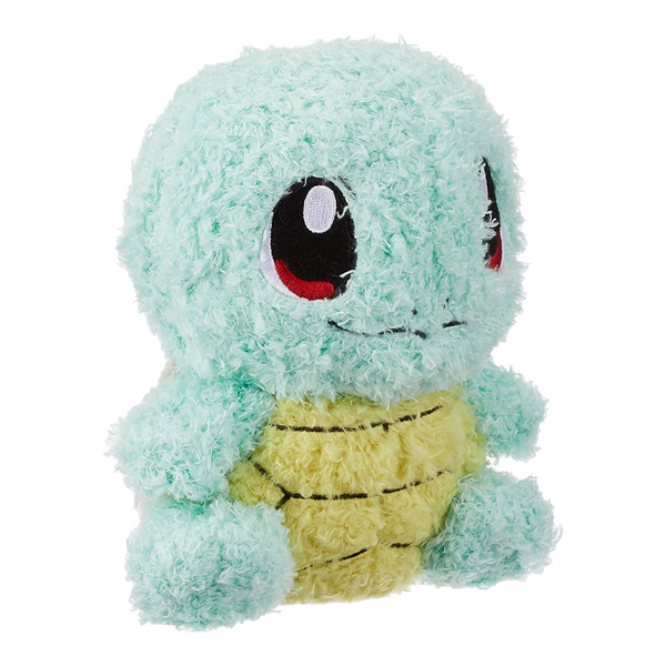 Twinkle Glory Sekiguchi Squirtle plush doll made of soft light blue and yellow fluffy fabric