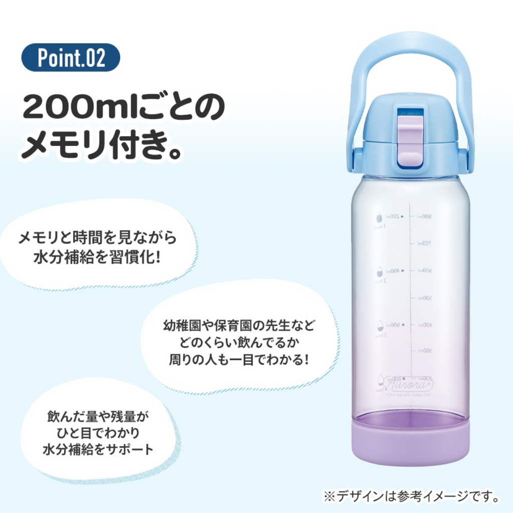 Skater Pokémon Clear One Touch Bottle 1L