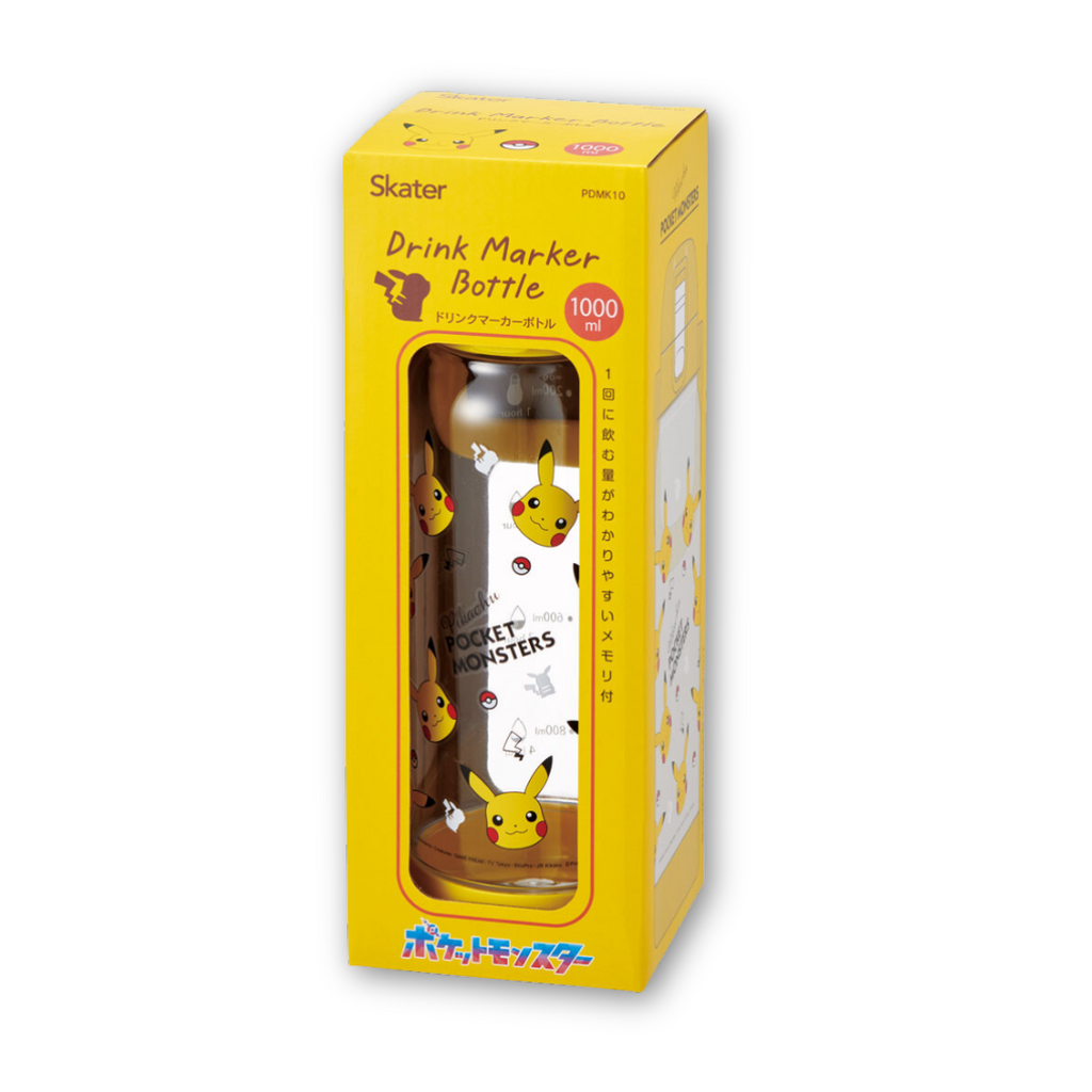 Skater Pokémon Clear One Touch Bottle 1L