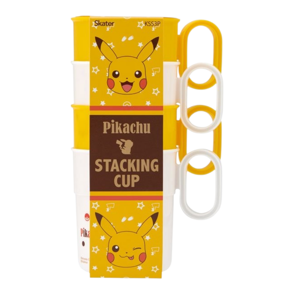 Skater Pokémon Pikachu Stacking Cup 4 Pcs Set