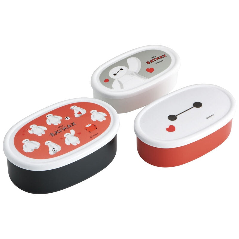 Skater Disney Baymax Bento Lunch Box 3pcs